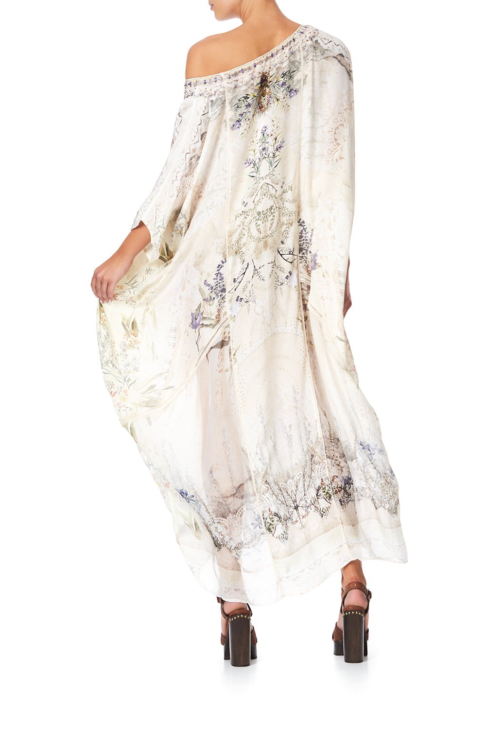 PANELLED ROUND NECK KAFTAN MEMORIES OF MOREE