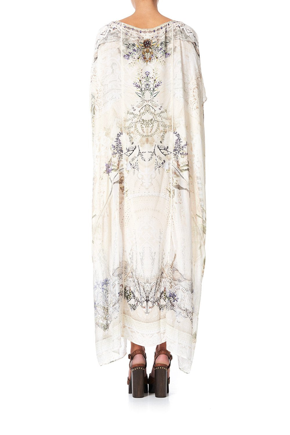 PANELLED ROUND NECK KAFTAN MEMORIES OF MOREE