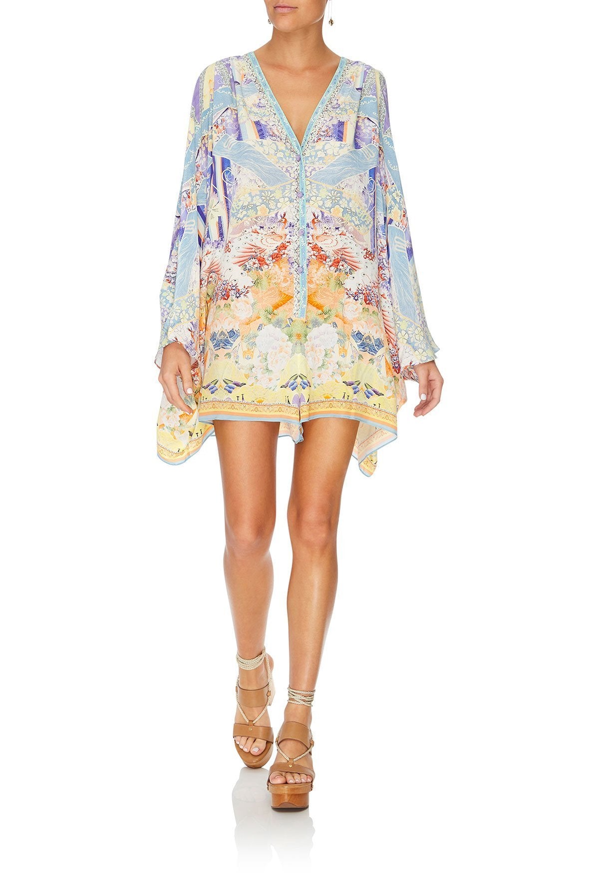 PLAYSUIT WITH SLEEVE SPLIT GIRL IN THE KIMONO