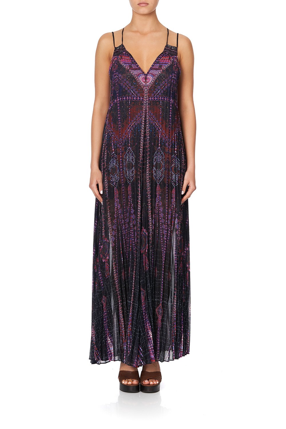 PLEATED JUMPSUIT WITH YOKE MINA MINA