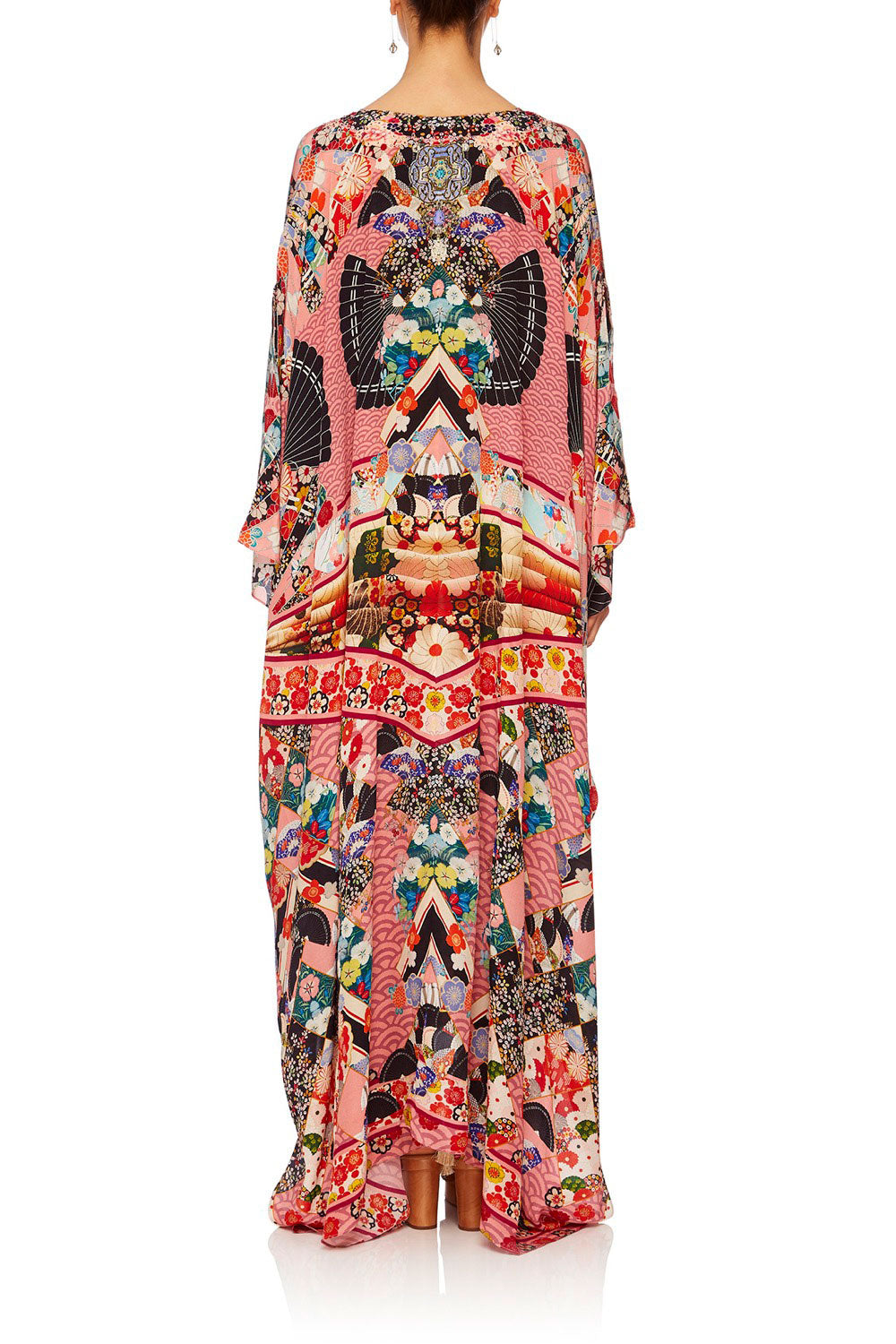 CAMILLA POSTCARDS FROM MARS SPLIT FRONT & SLEEVE KAFTAN