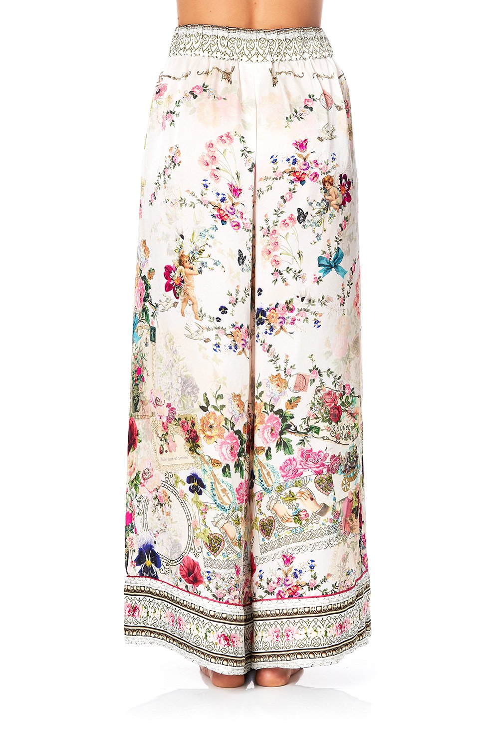 SLEEPWEAR WIDE LEG PJ PANTS JARDIN POSTCARDS