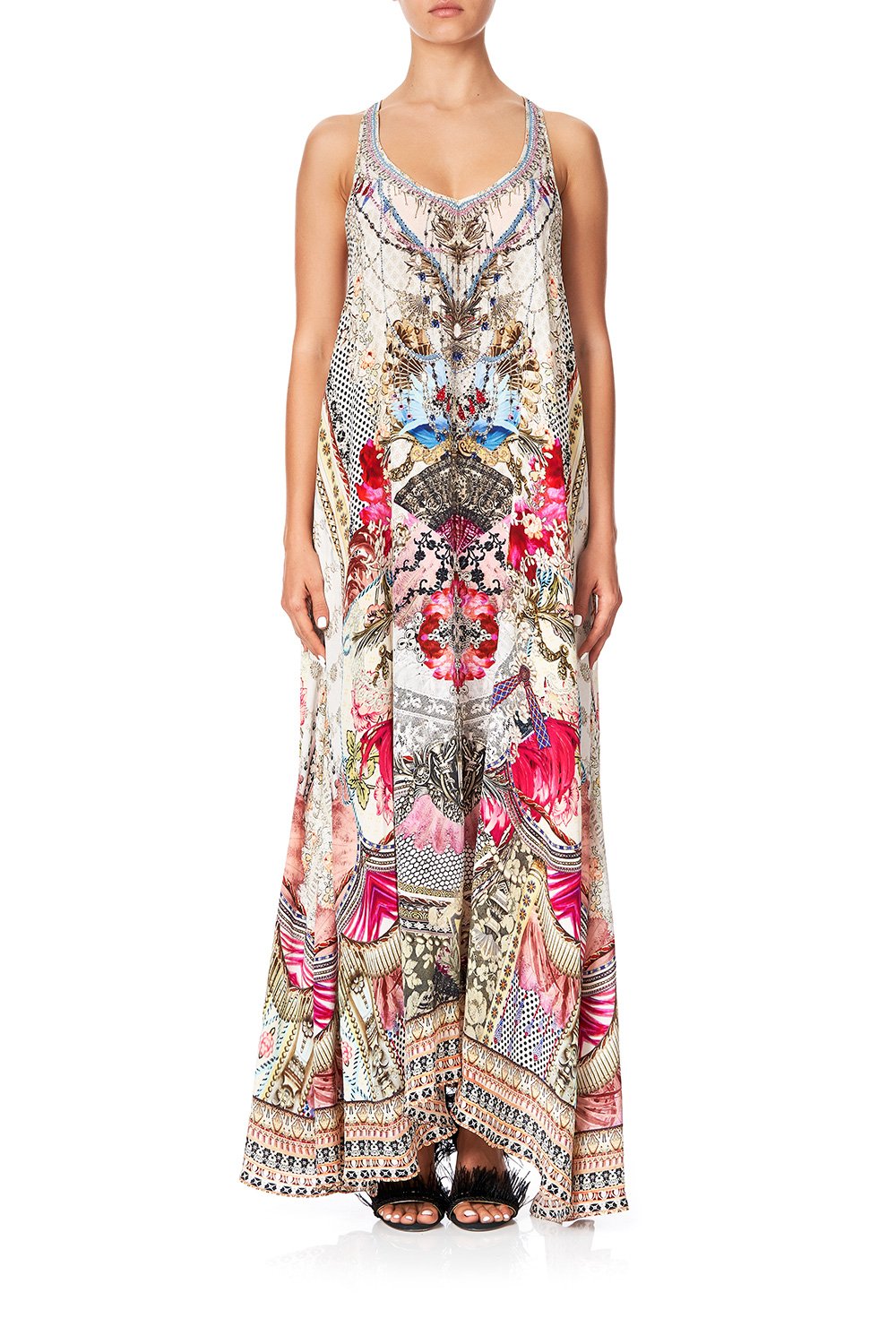 V-NECK RACER BACK DRESS MONTMARTRE HEART