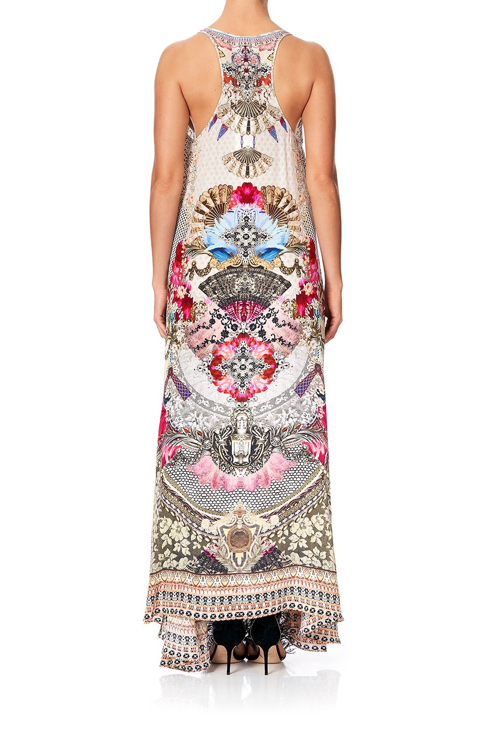 V-NECK RACER BACK DRESS MONTMARTRE HEART