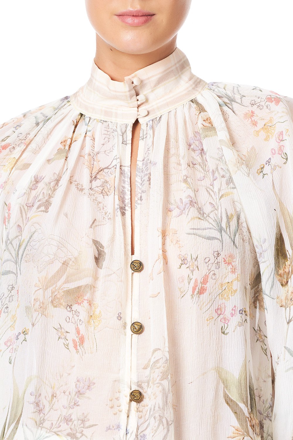 RAGLAN BUTTON UP SHIRT GUMNUT GATHERING