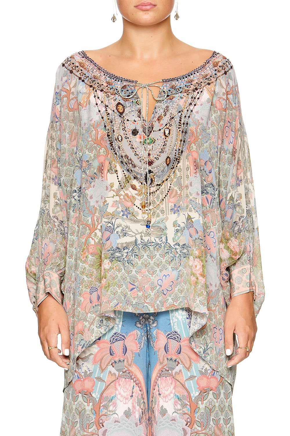 CAMILLA RAGLAN SLEEVE BLOUSE WITH CUFF BLANCHES BLESSING