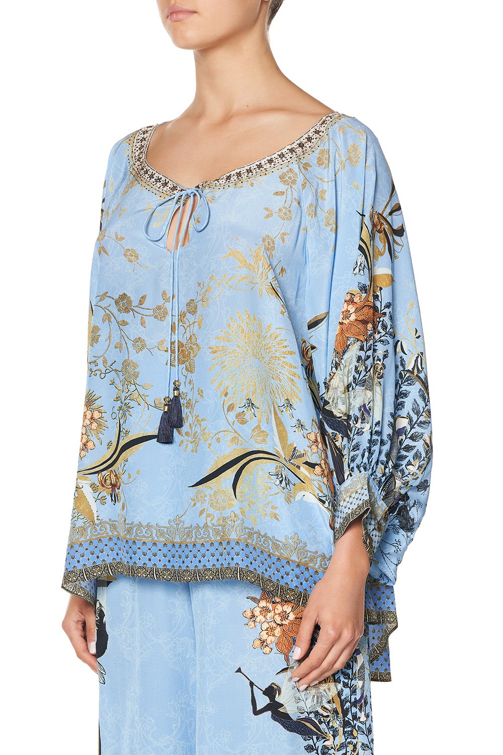 RAGLAN SLEEVE BLOUSE WITH CUFF FAIRY FOUNTAIN