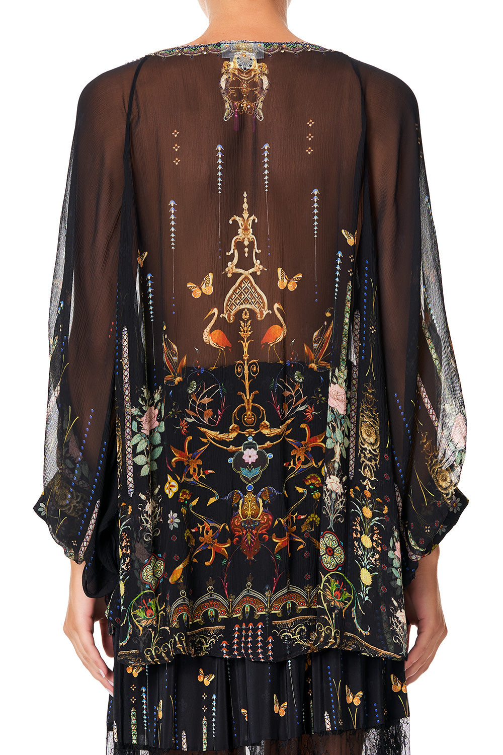 CAMILLA RAGLAN SLEEVE BLOUSE WITH CUFF REBELLE REBELLE