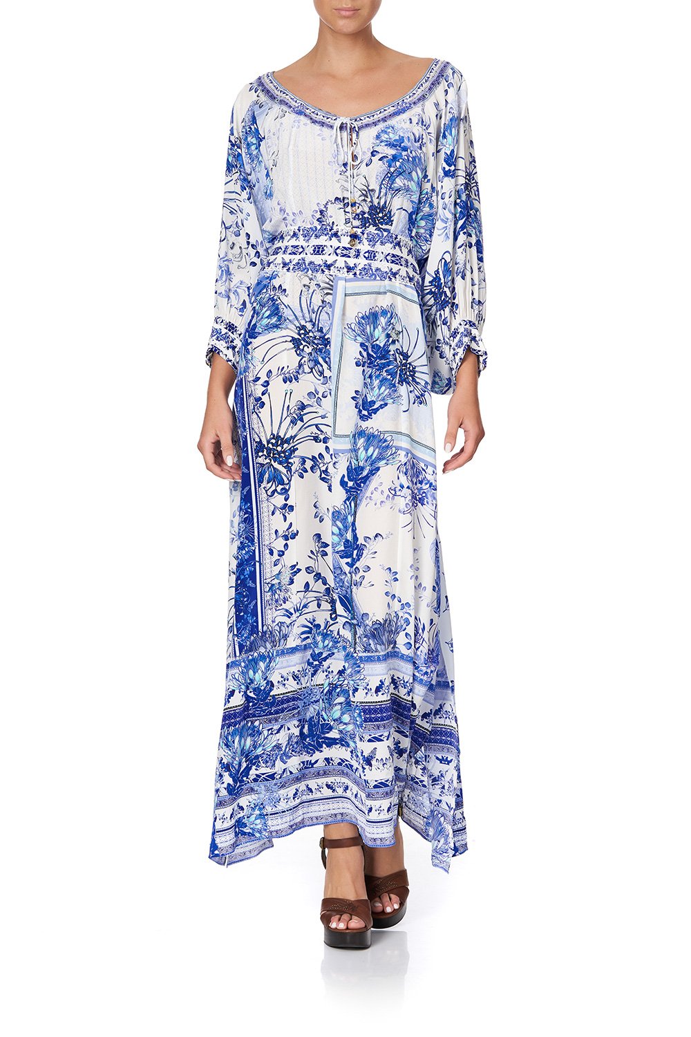 RAGLAN SLEEVE DRESS WITH CUFFS CARDS FROM THE COAST