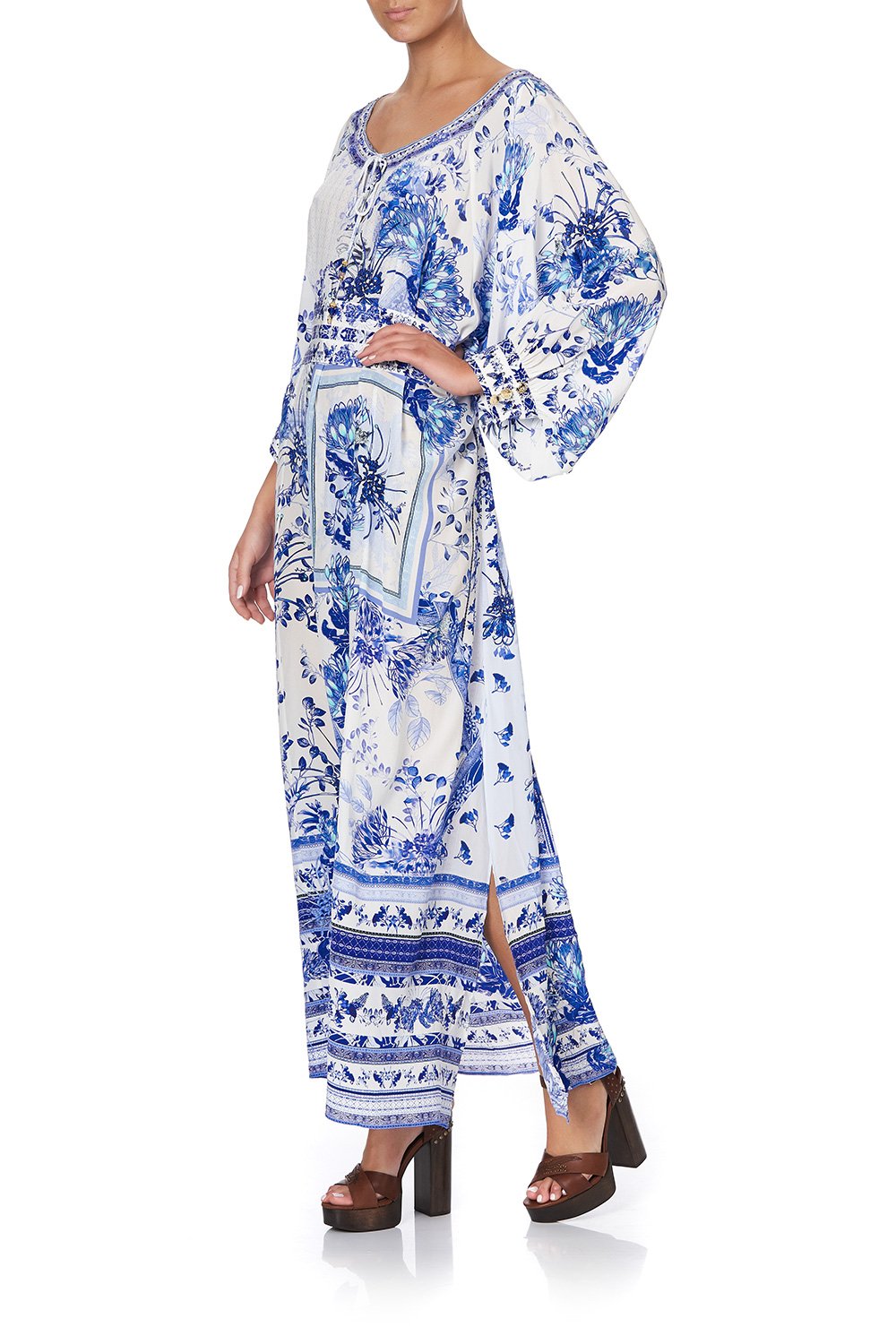 RAGLAN SLEEVE DRESS WITH CUFFS CARDS FROM THE COAST