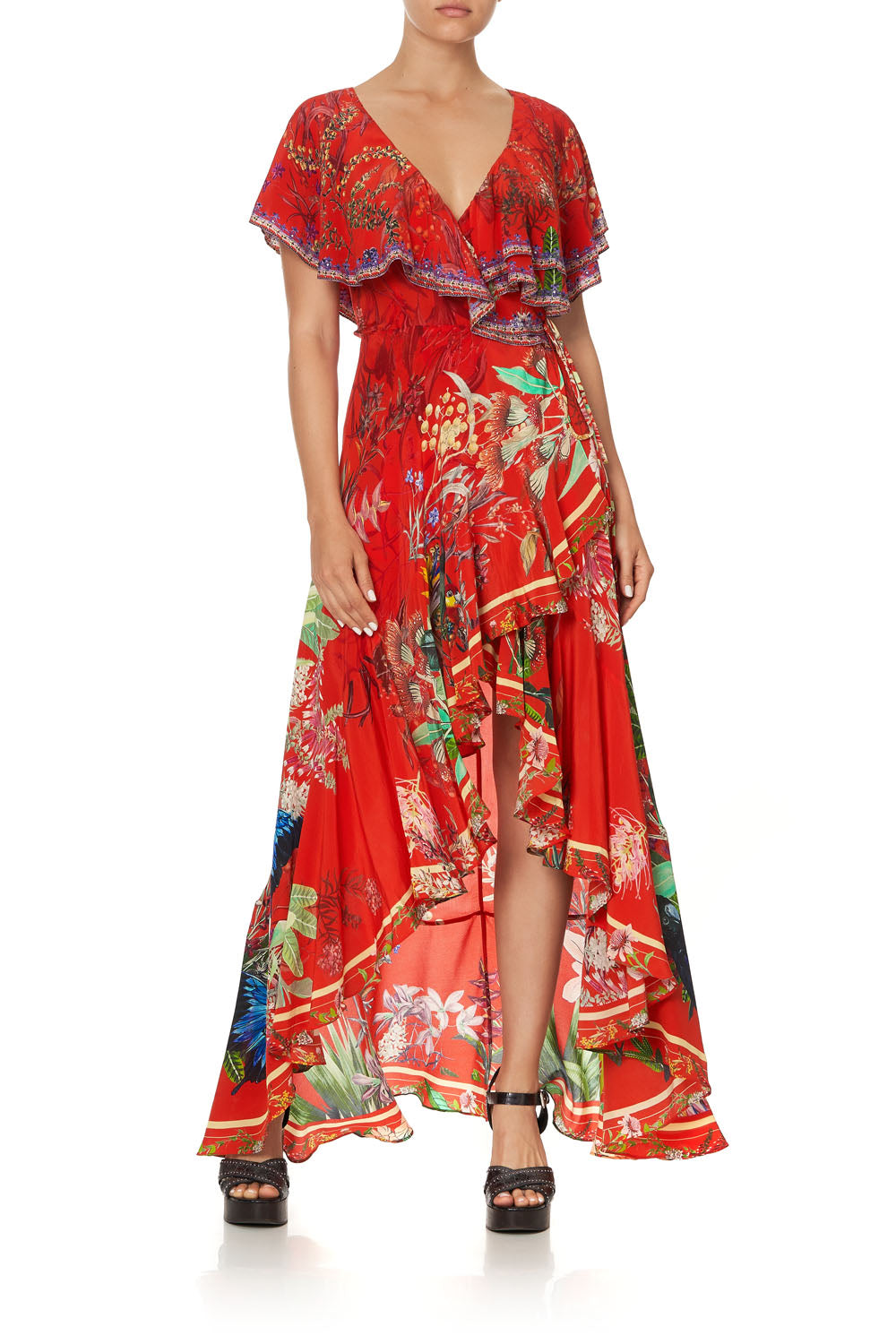 FRILL SLEEVE LONG DRESS FARAWAY TREE