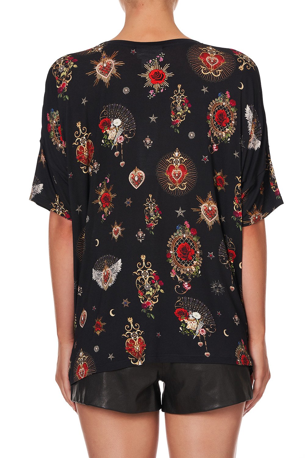 RELAXED FIT DROP SHOULDER TEE MONTAGUES CAPULET