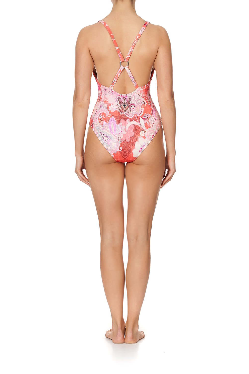 RING DETAIL PLUNGE ONE PIECE PALACE MUSE