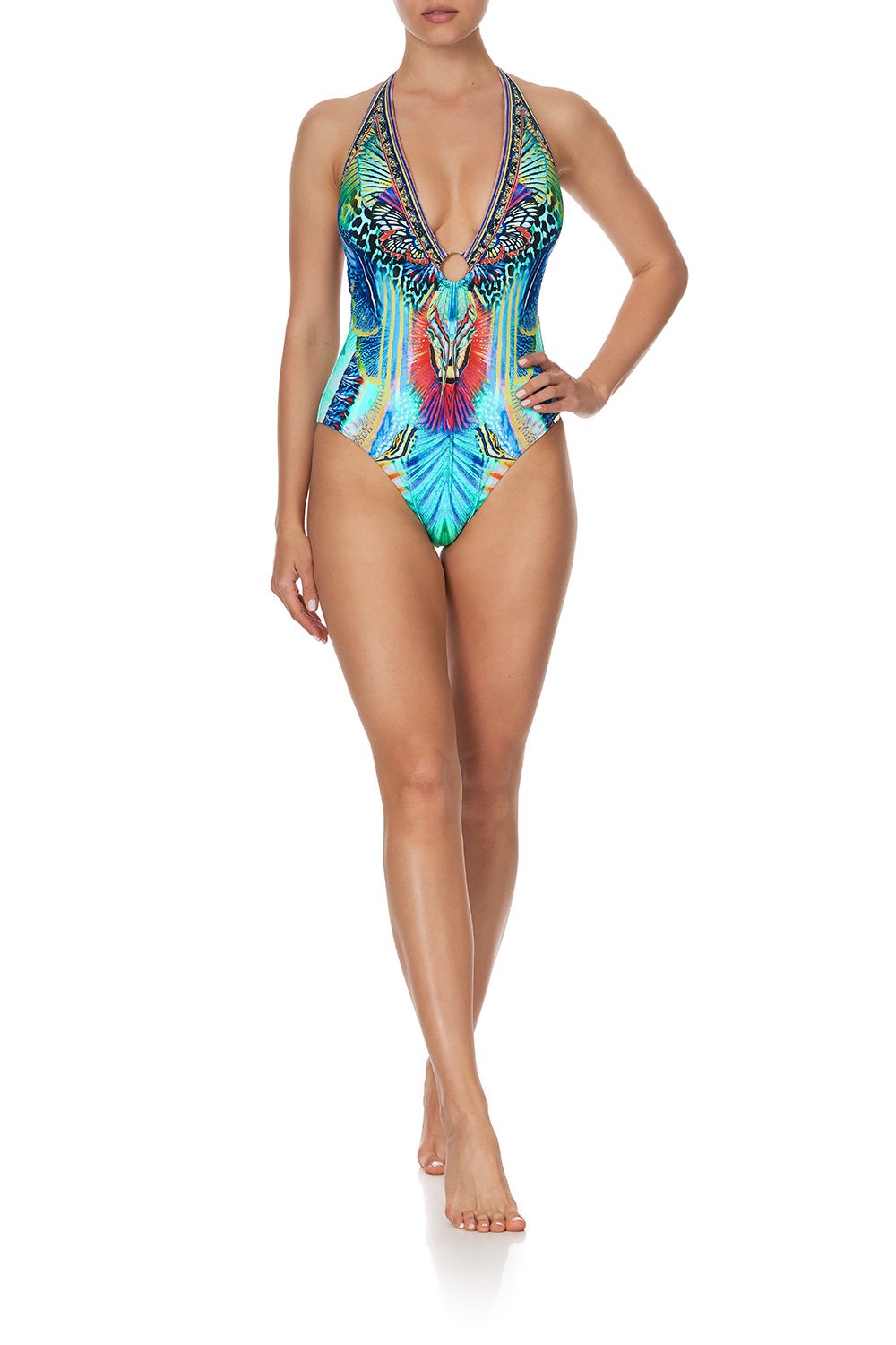 RING DETAIL PLUNGE V ONE PIECE REEF WARRIOR
