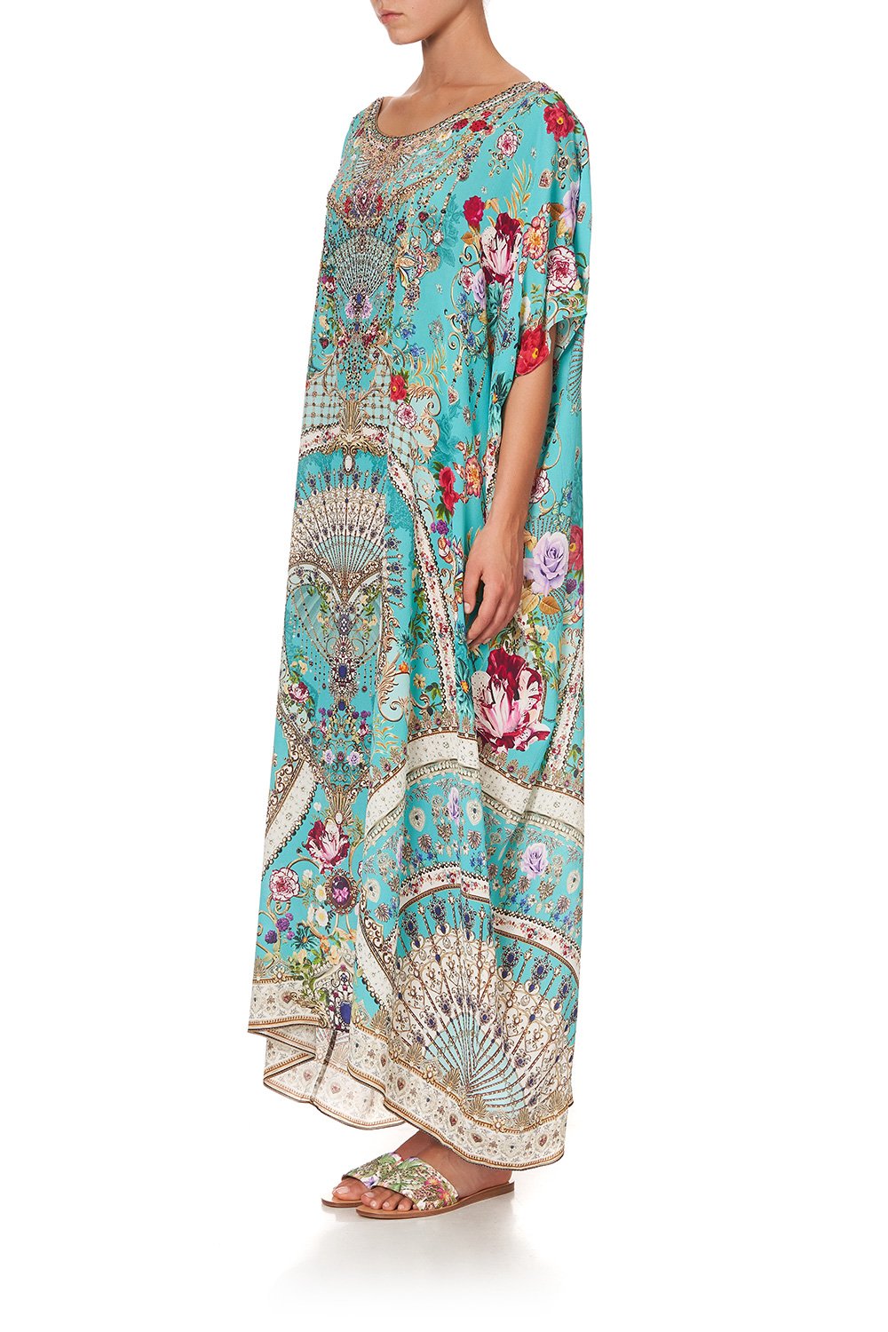 ROUND NECK KAFTAN A SONNET FOR SATINE