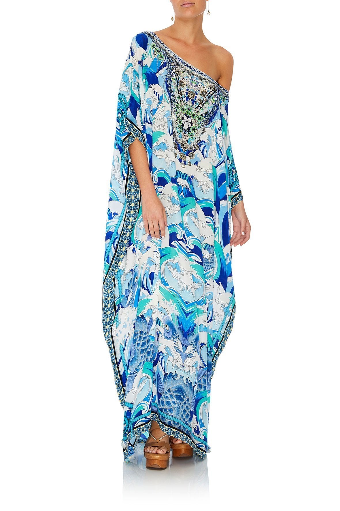 ROUND NECK KAFTAN BLUE JEAN BABY