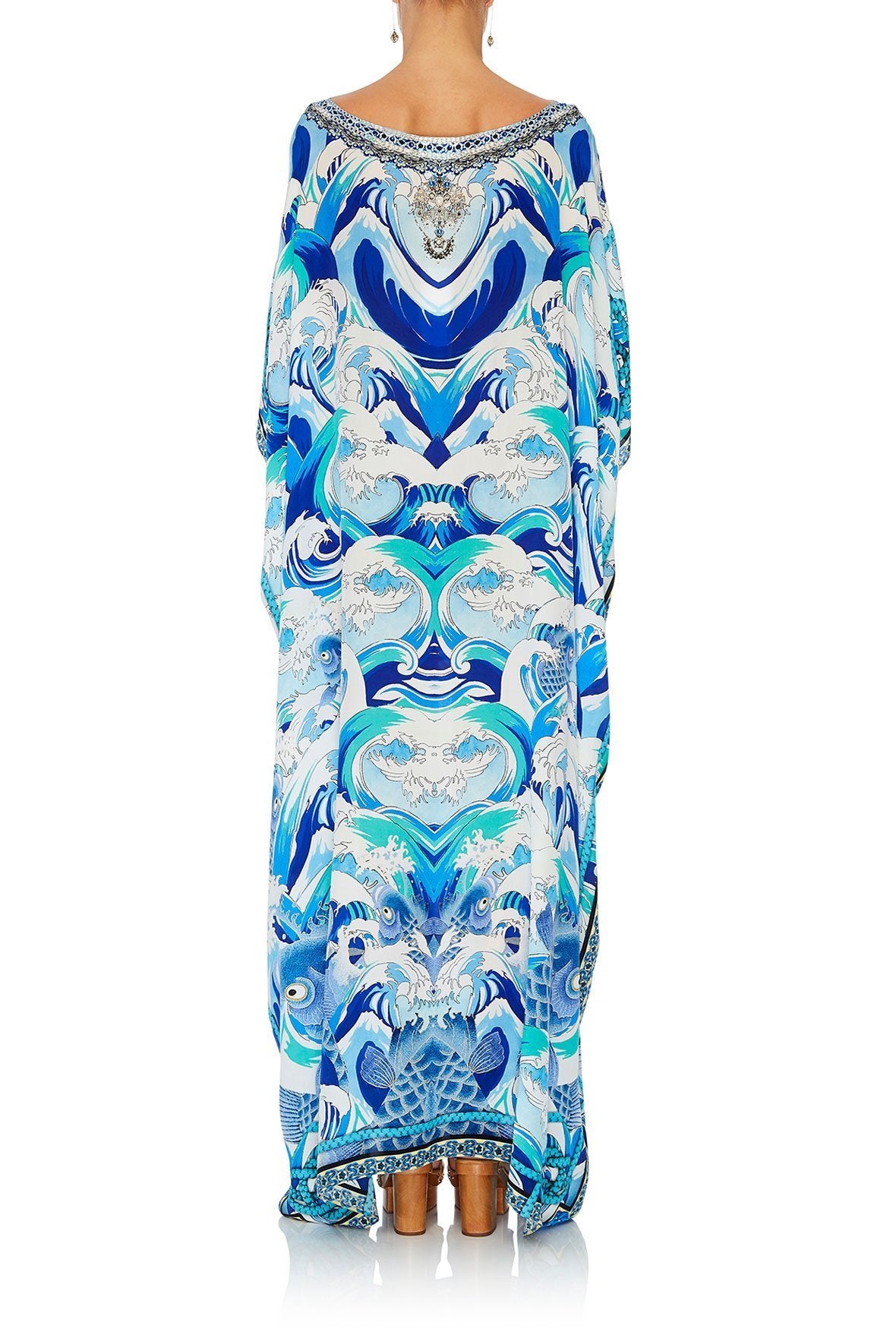 ROUND NECK KAFTAN BLUE JEAN BABY