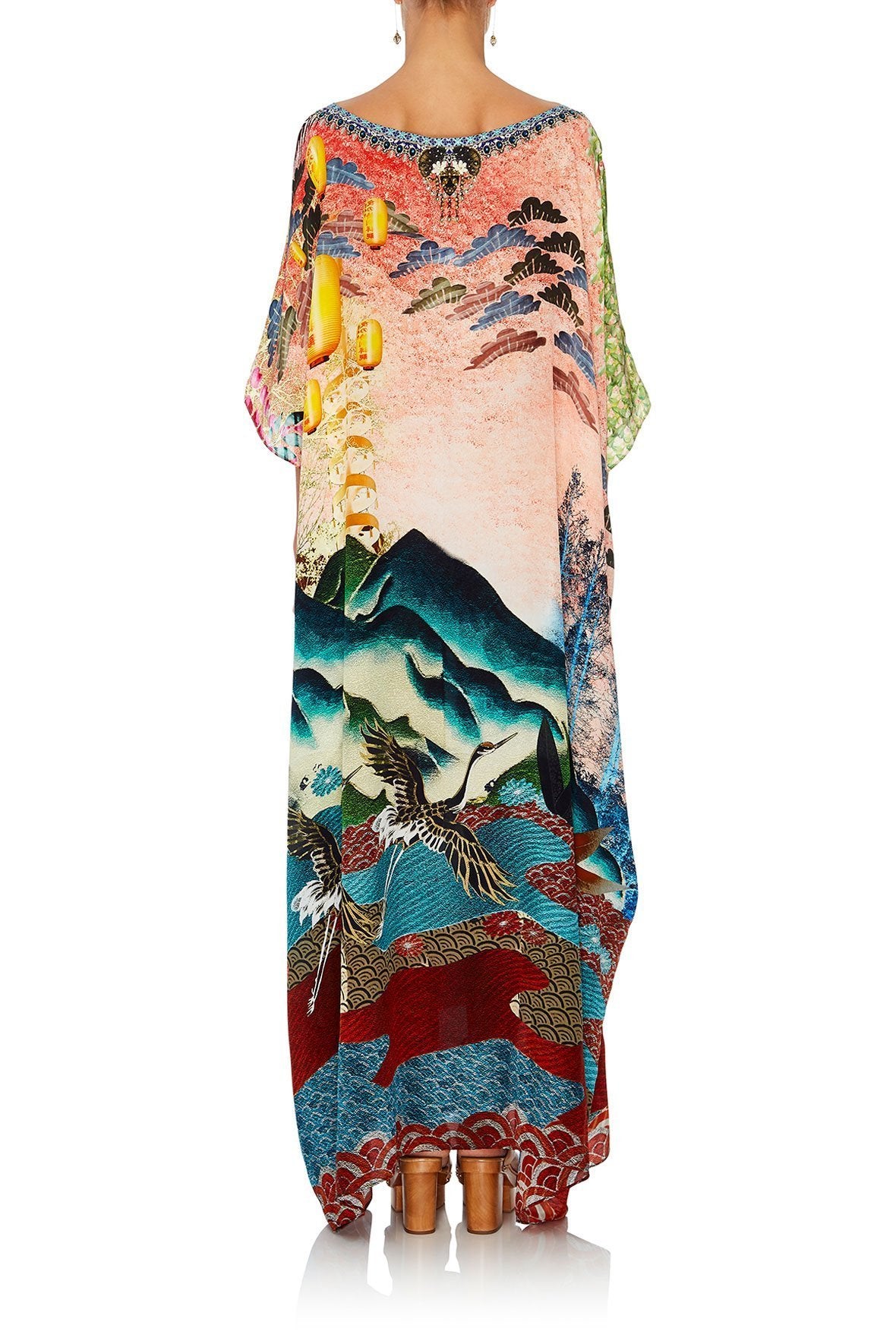 ROUND NECK KAFTAN CALM IN THE WILD