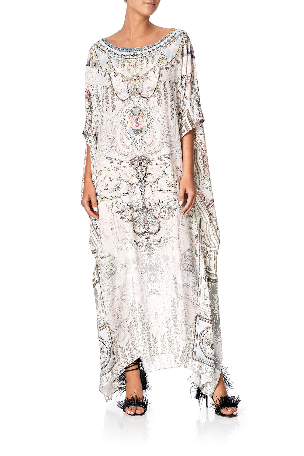 ROUND NECK KAFTAN CRYSTAL CASTLE