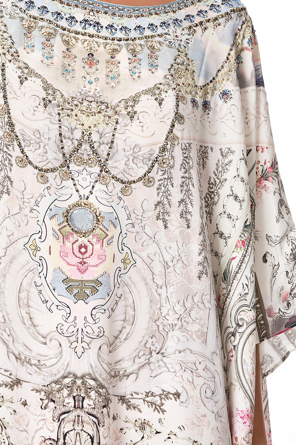 ROUND NECK KAFTAN CRYSTAL CASTLE