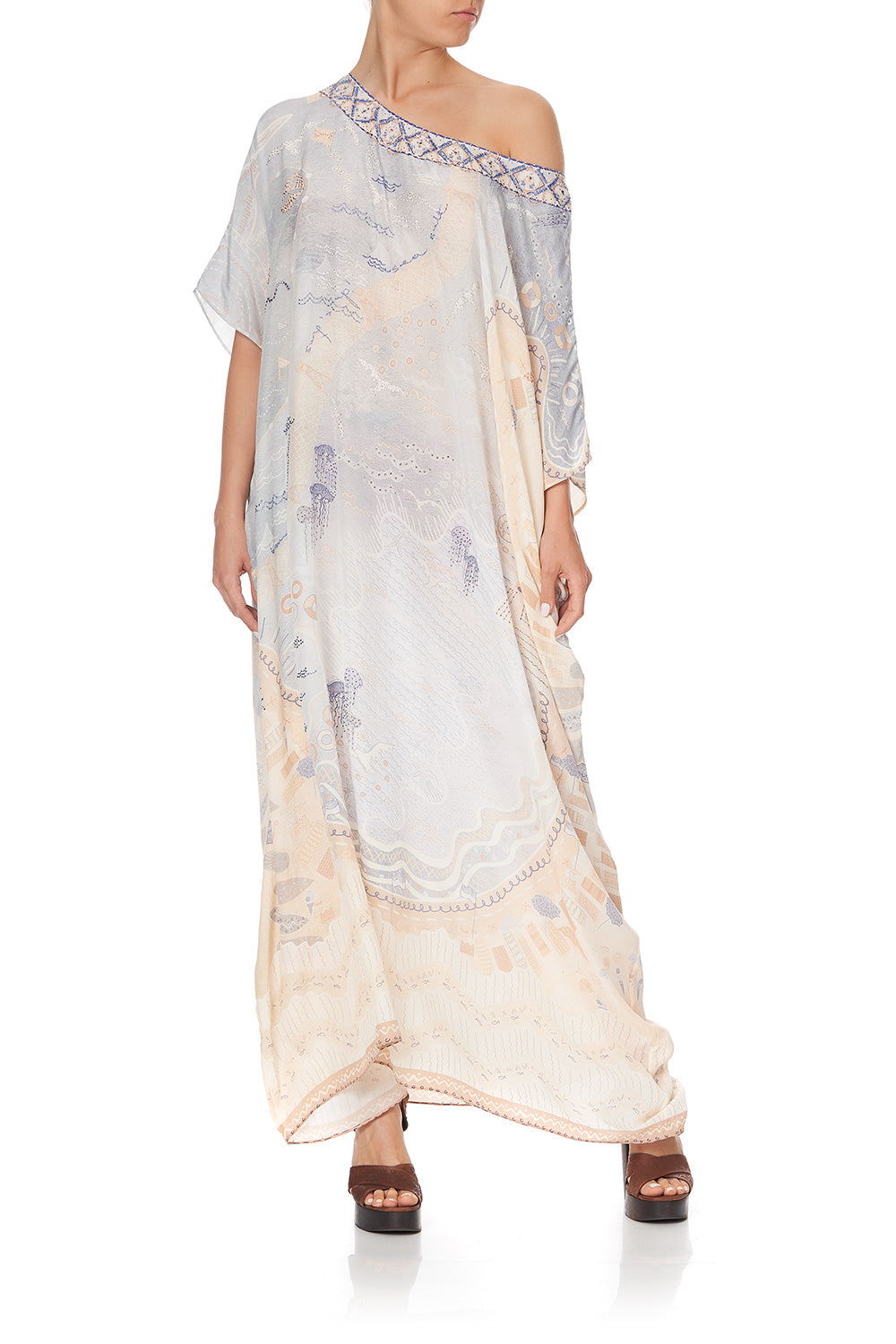 ROUND NECK KAFTAN DAWNING HOME LIGHT