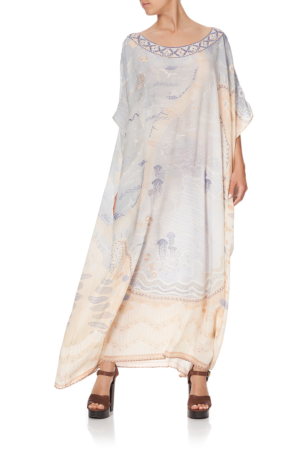 ROUND NECK KAFTAN DAWNING HOME LIGHT
