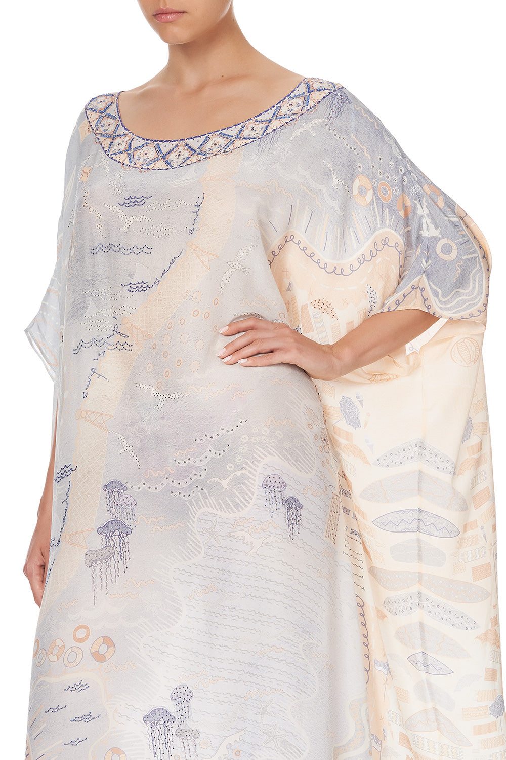 ROUND NECK KAFTAN DAWNING HOME LIGHT