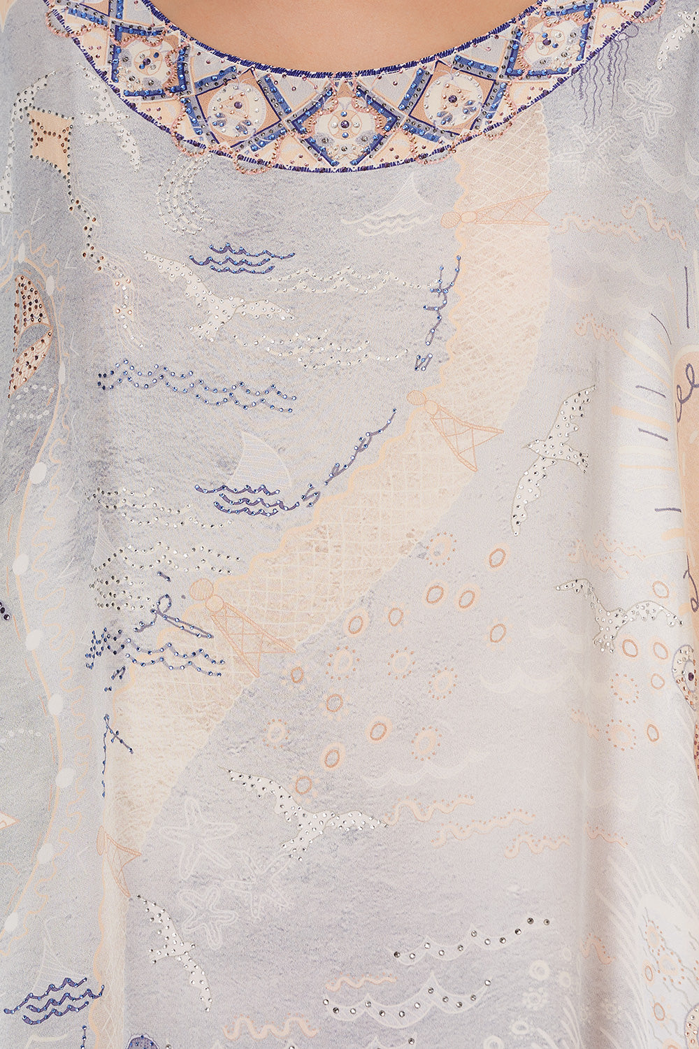 ROUND NECK KAFTAN DAWNING HOME LIGHT