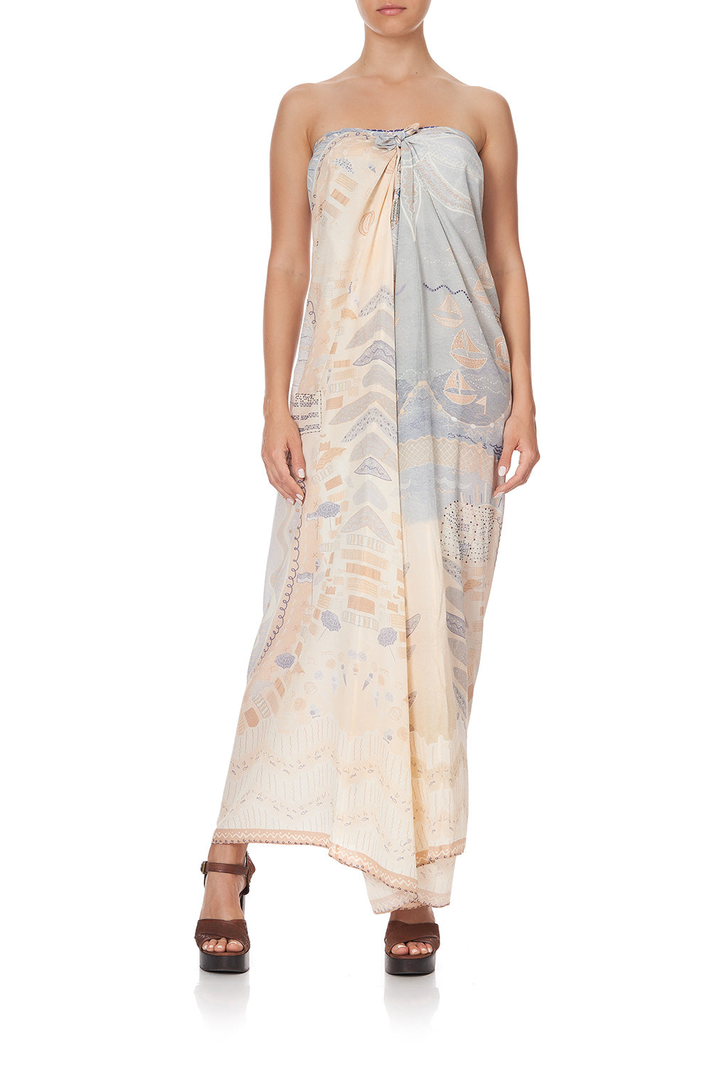 ROUND NECK KAFTAN DAWNING HOME LIGHT
