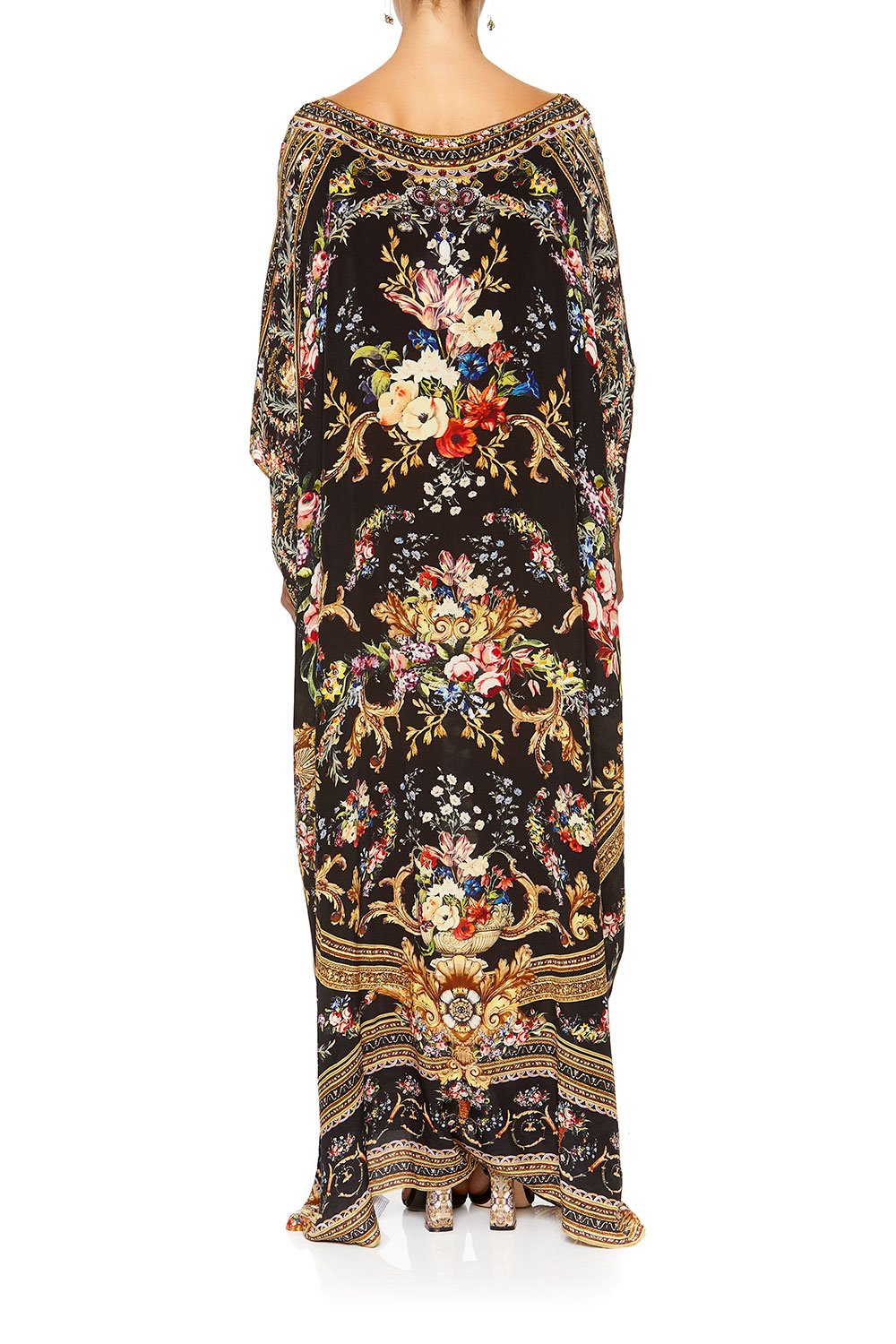 ROUND NECK KAFTAN FRIEND IN FLORA