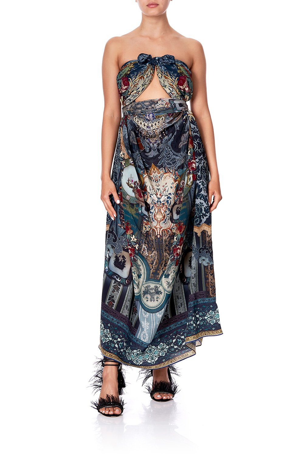 ROUND NECK KAFTAN HOTEL BOHEME