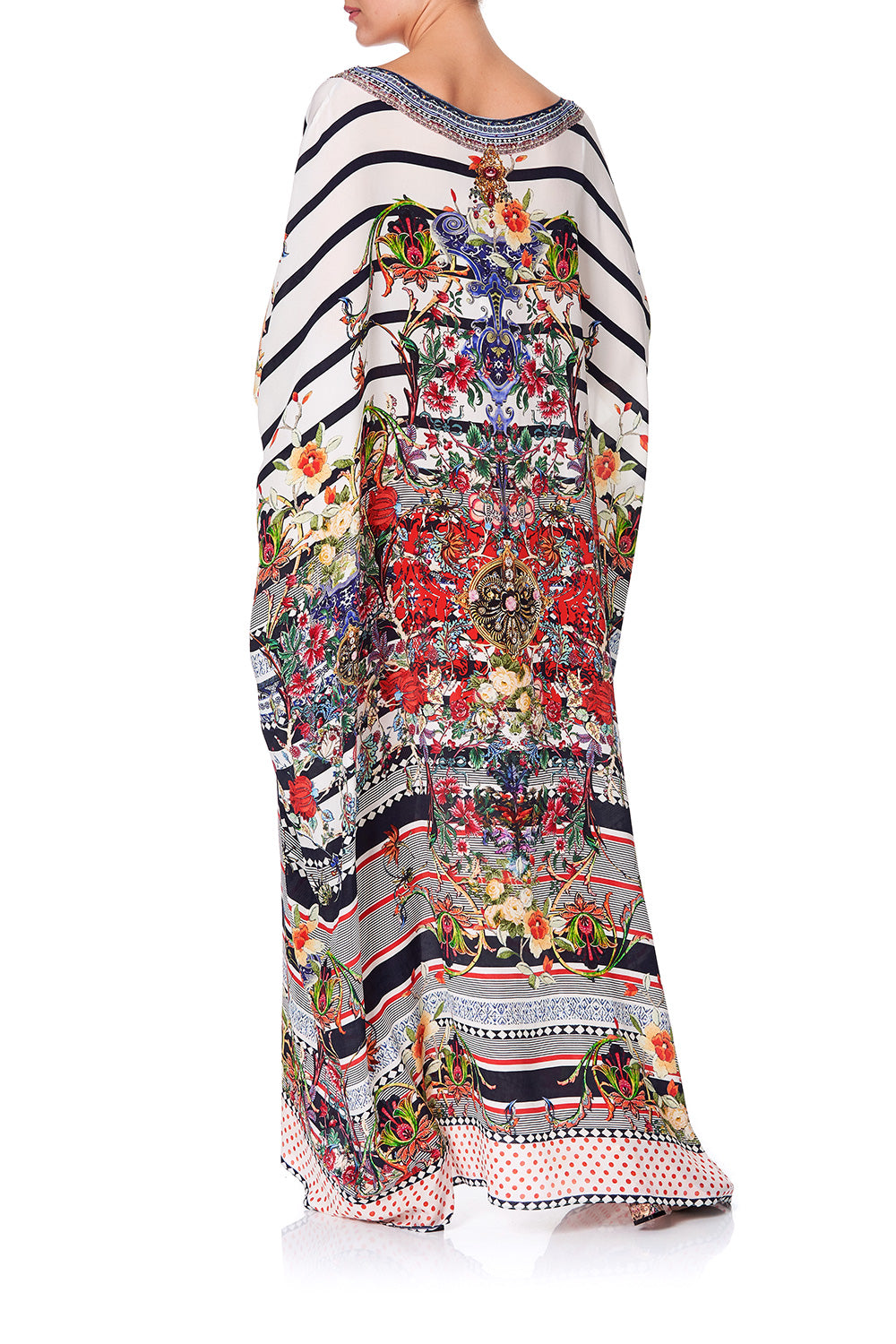 ROUND NECK KAFTAN JOIE DE VIVRE