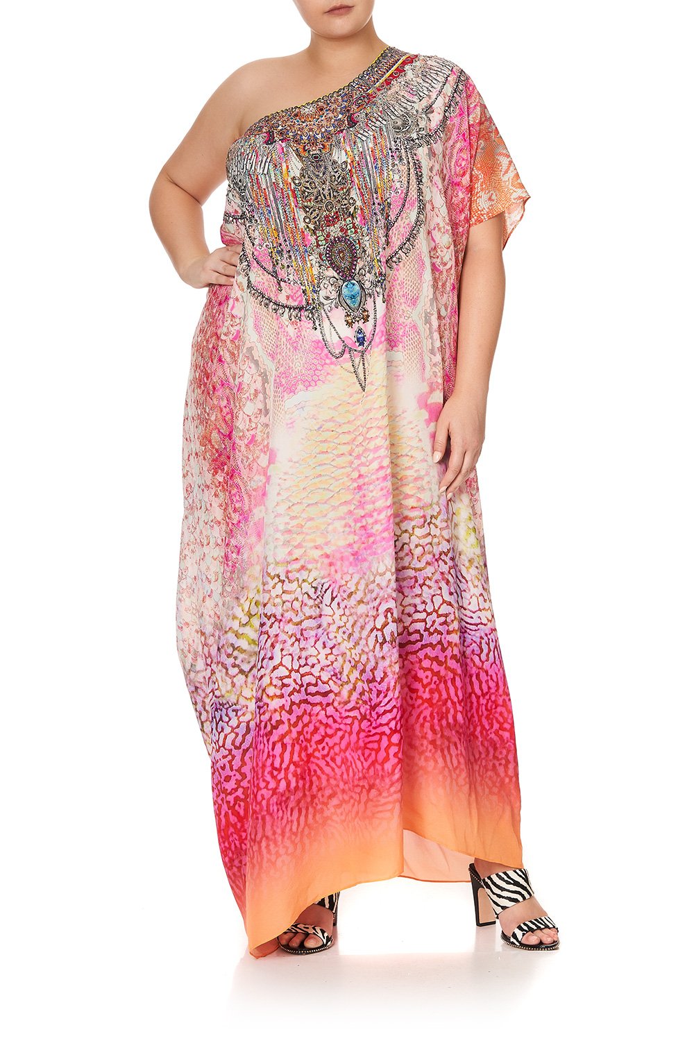 ROUND NECK KAFTAN SERPENTINE DREAMS