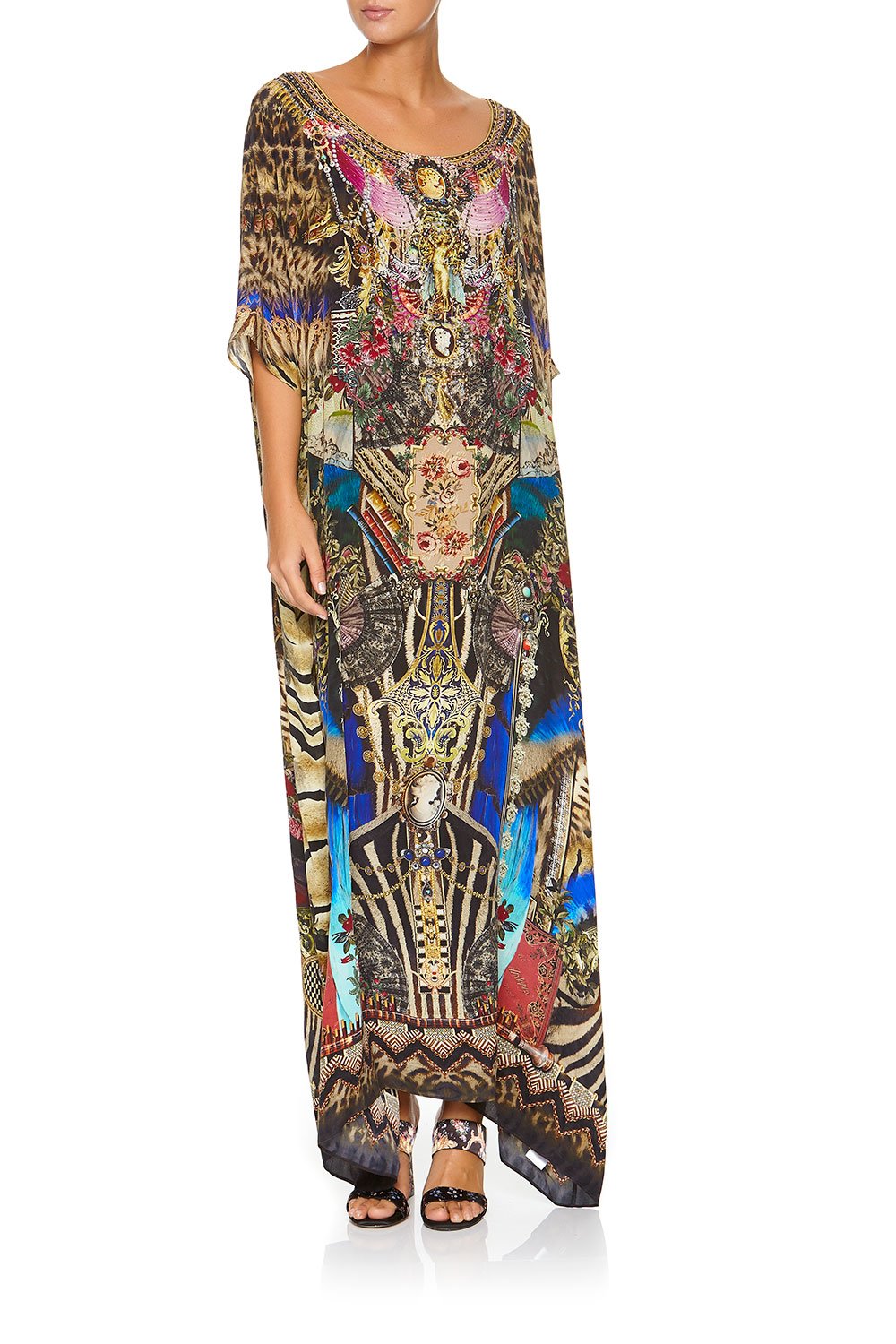 ROUND NECK KAFTAN STRONGER TOGETHER