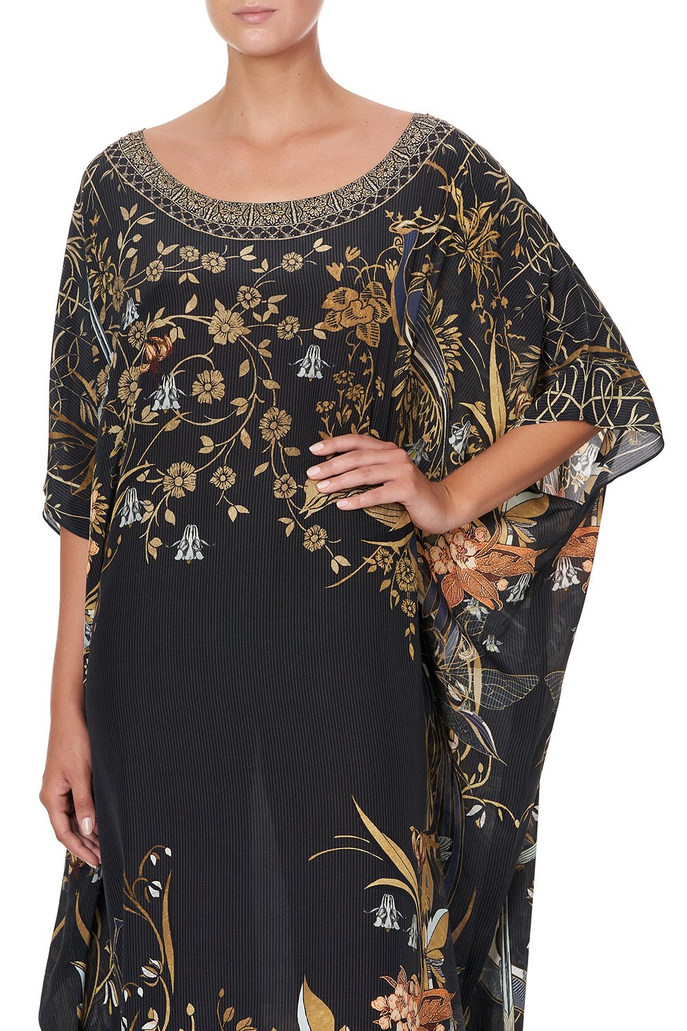 ROUND NECK KAFTAN THE JEWELLED ARROW