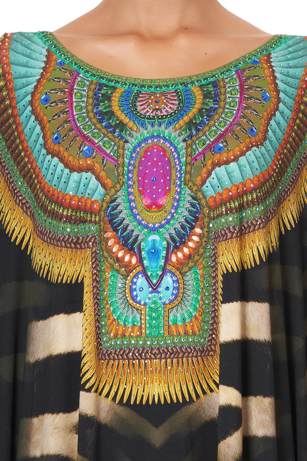 ROUND NECK LOUNGE KAFTAN BAKORA