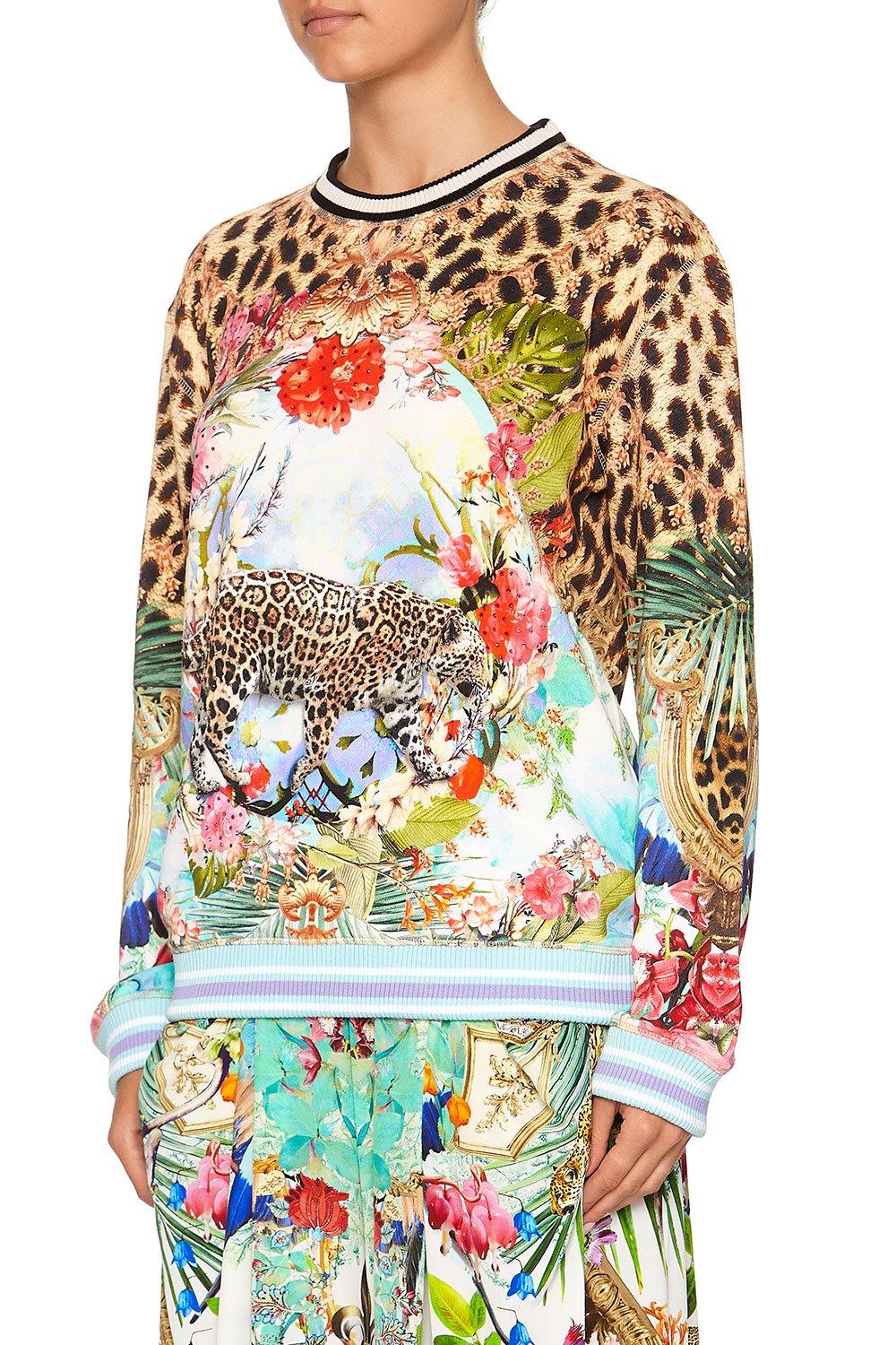 CAMILLA ROUND NECK SWEATER CHAMPAGNE COAST