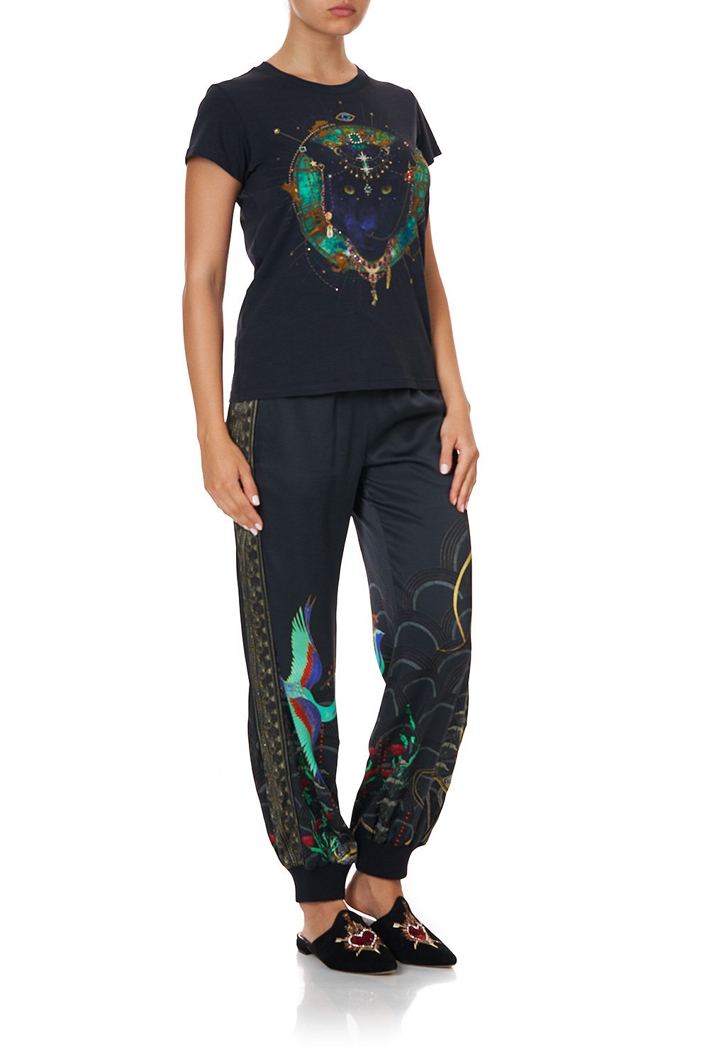 SLIM FIT ROUND NECK T-SHIRT WISE WINGS