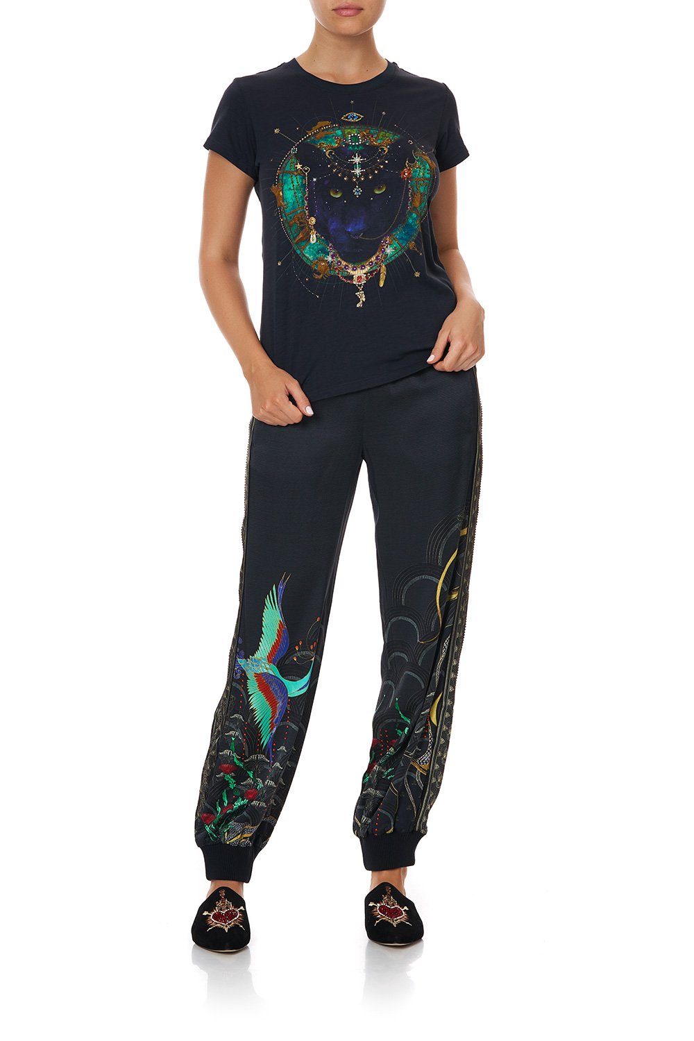 SLIM FIT ROUND NECK T-SHIRT WISE WINGS