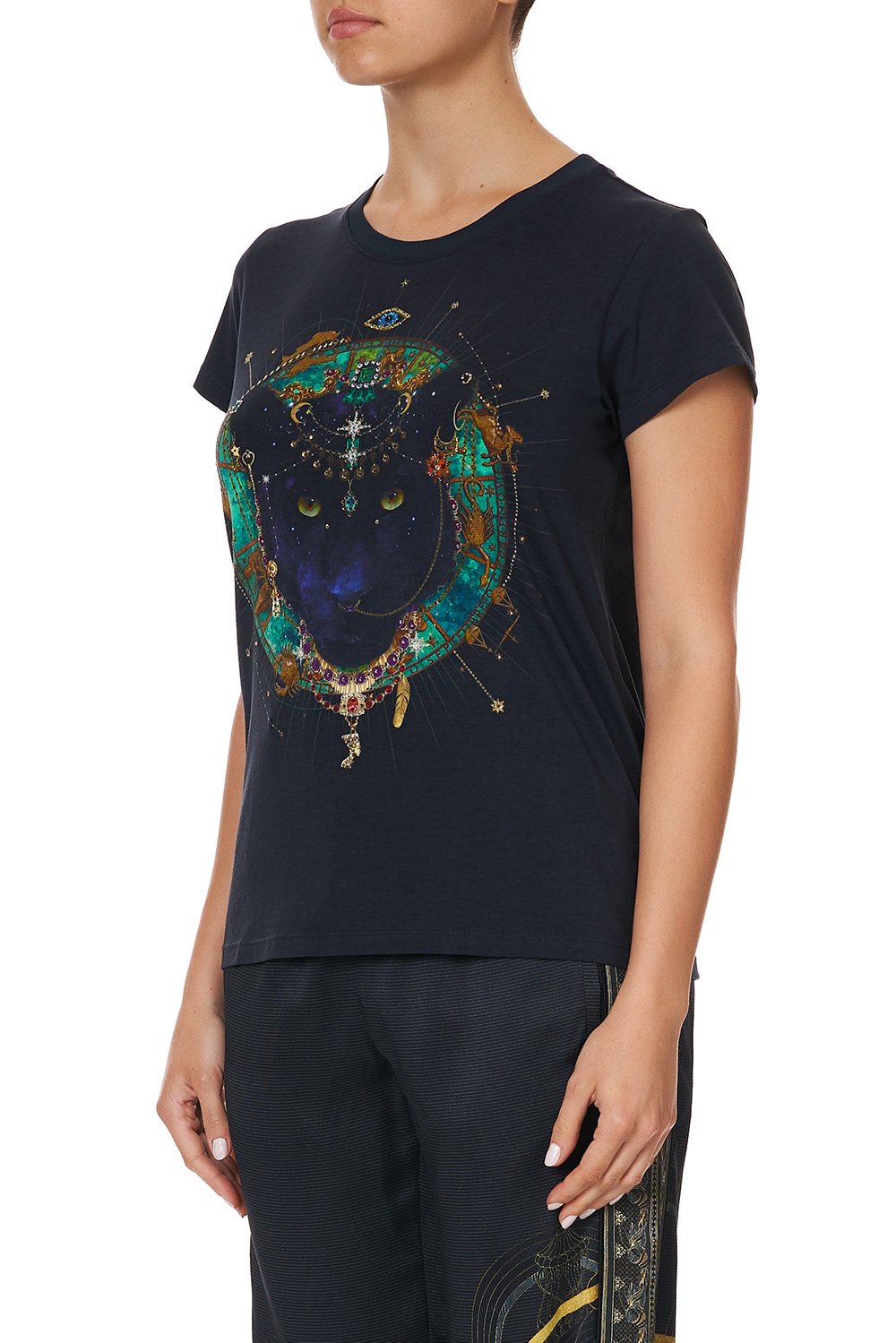 SLIM FIT ROUND NECK T-SHIRT WISE WINGS