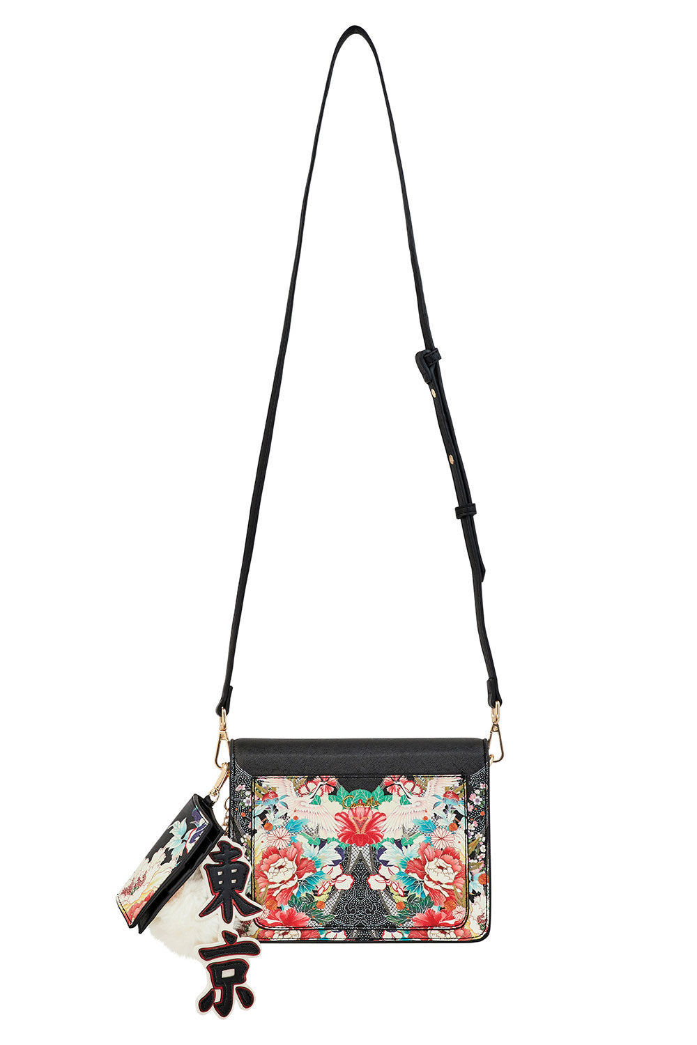 CAMILLA QUEEN OF KINGS SAFFIANO CROSS BODY BAG