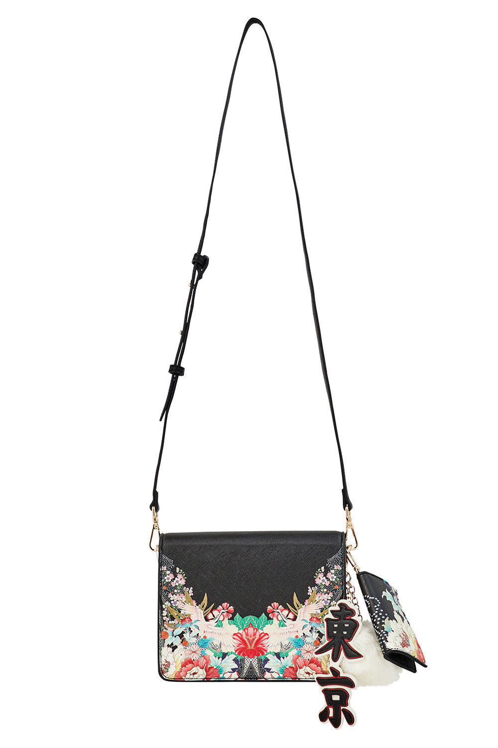 CAMILLA QUEEN OF KINGS SAFFIANO CROSS BODY BAG