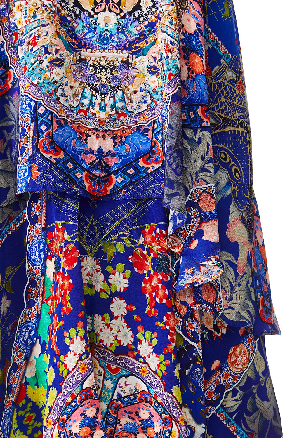 CAMILLA SATURN SISTER FLARED PLAYSUIT WOVER LAYER