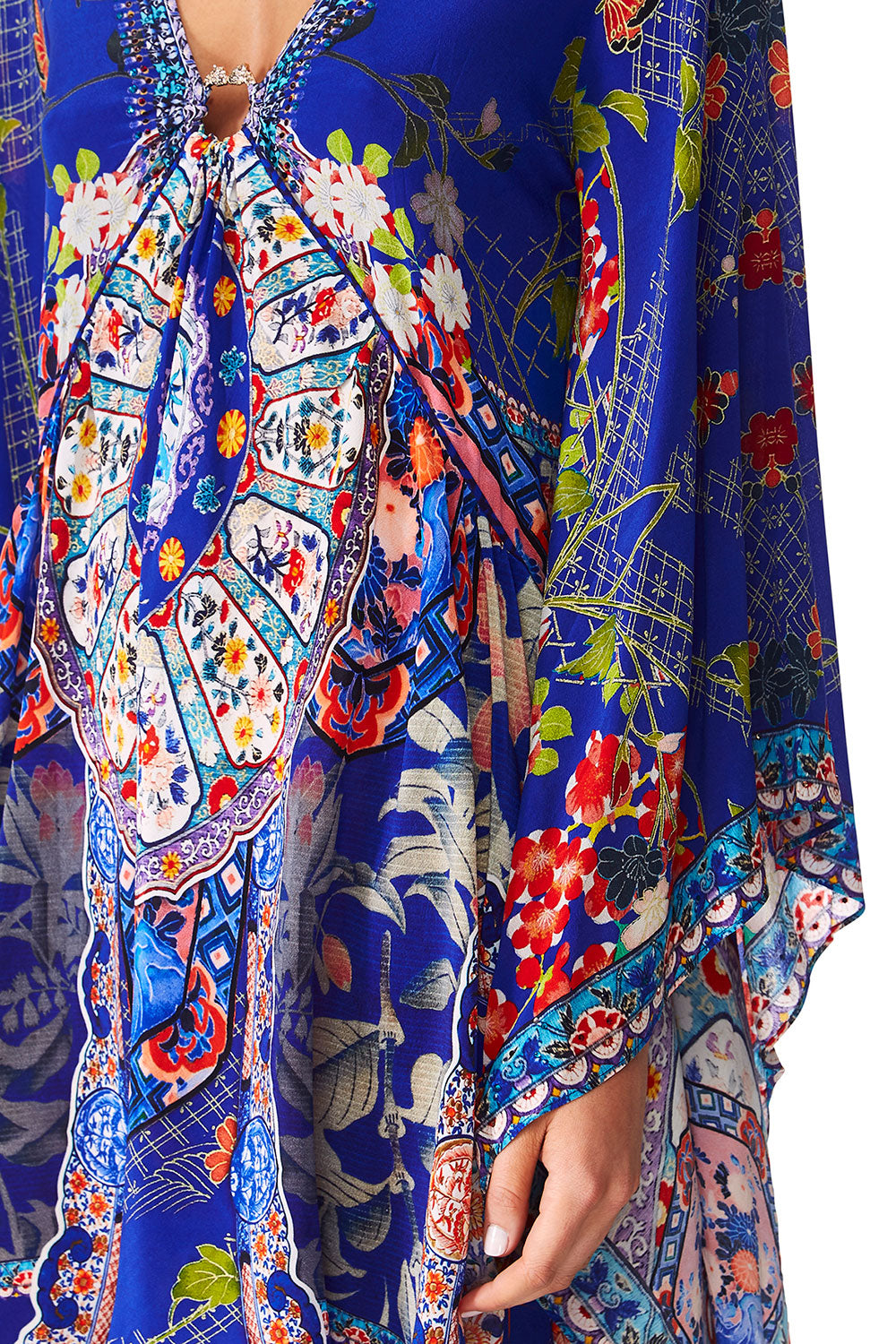 CAMILLA SATURN SISTER U-RING DRESS WKIMONO SLEEVE