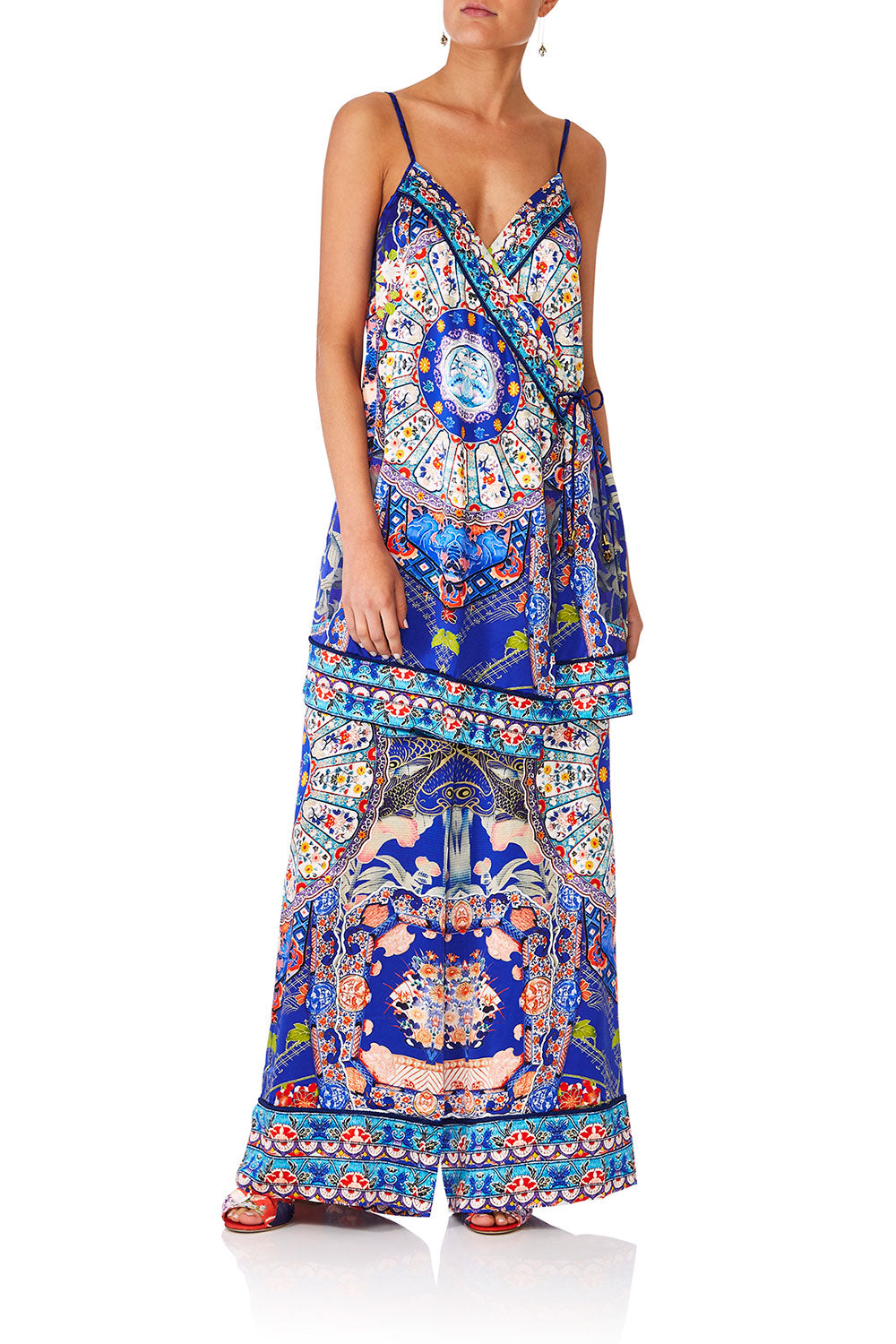 CAMILLA SATURN SISTER WRAP TUNIC TOP