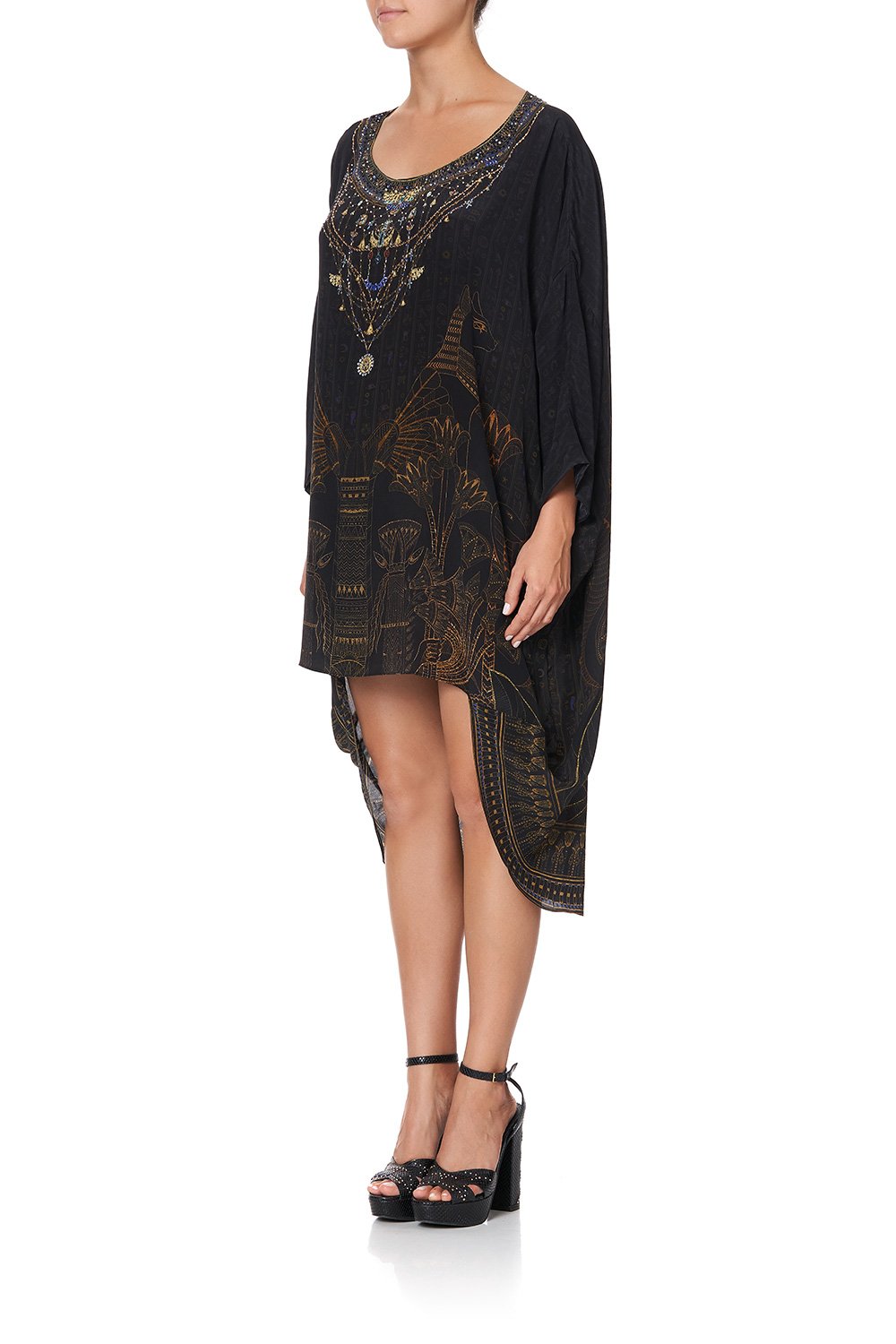 SCOOP BACK HEM DRESS COBRA KING