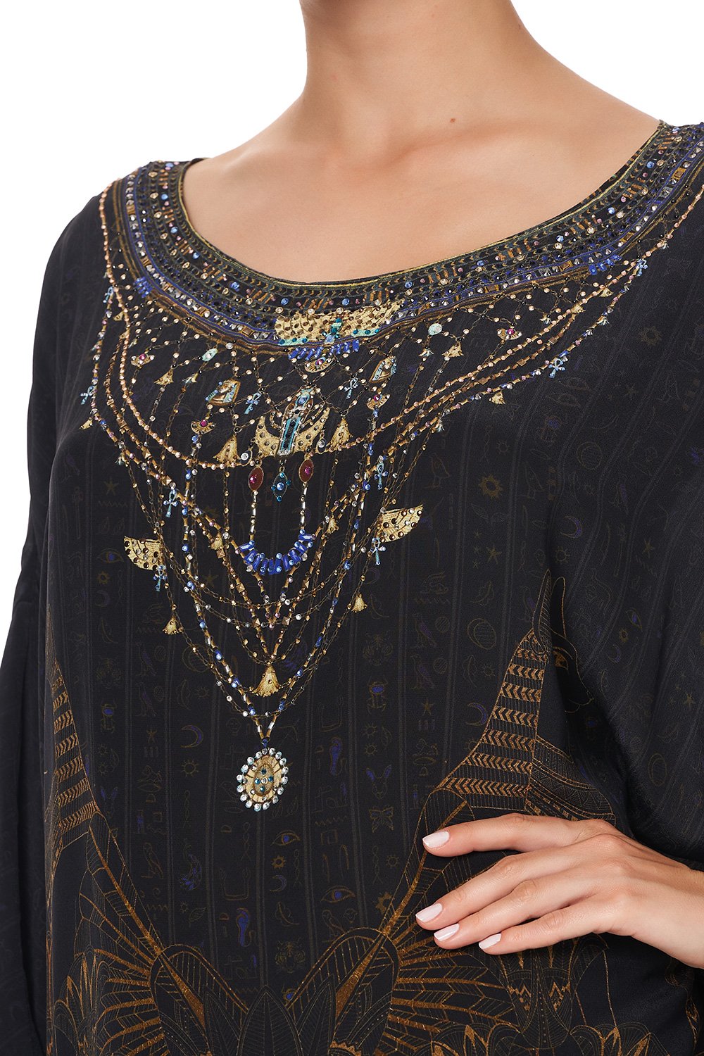 SCOOP BACK HEM DRESS COBRA KING