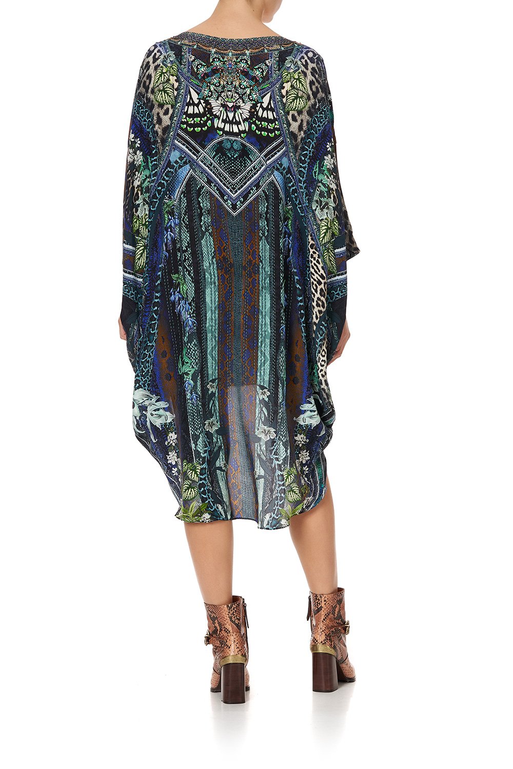 SCOOP BACK HEM DRESS KOMODO QUEEN