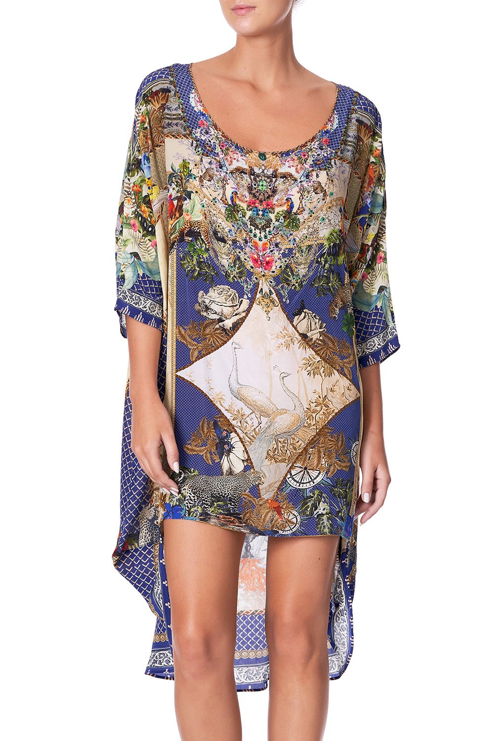 SCOOP BACK HEM DRESS MUSE NOVELS