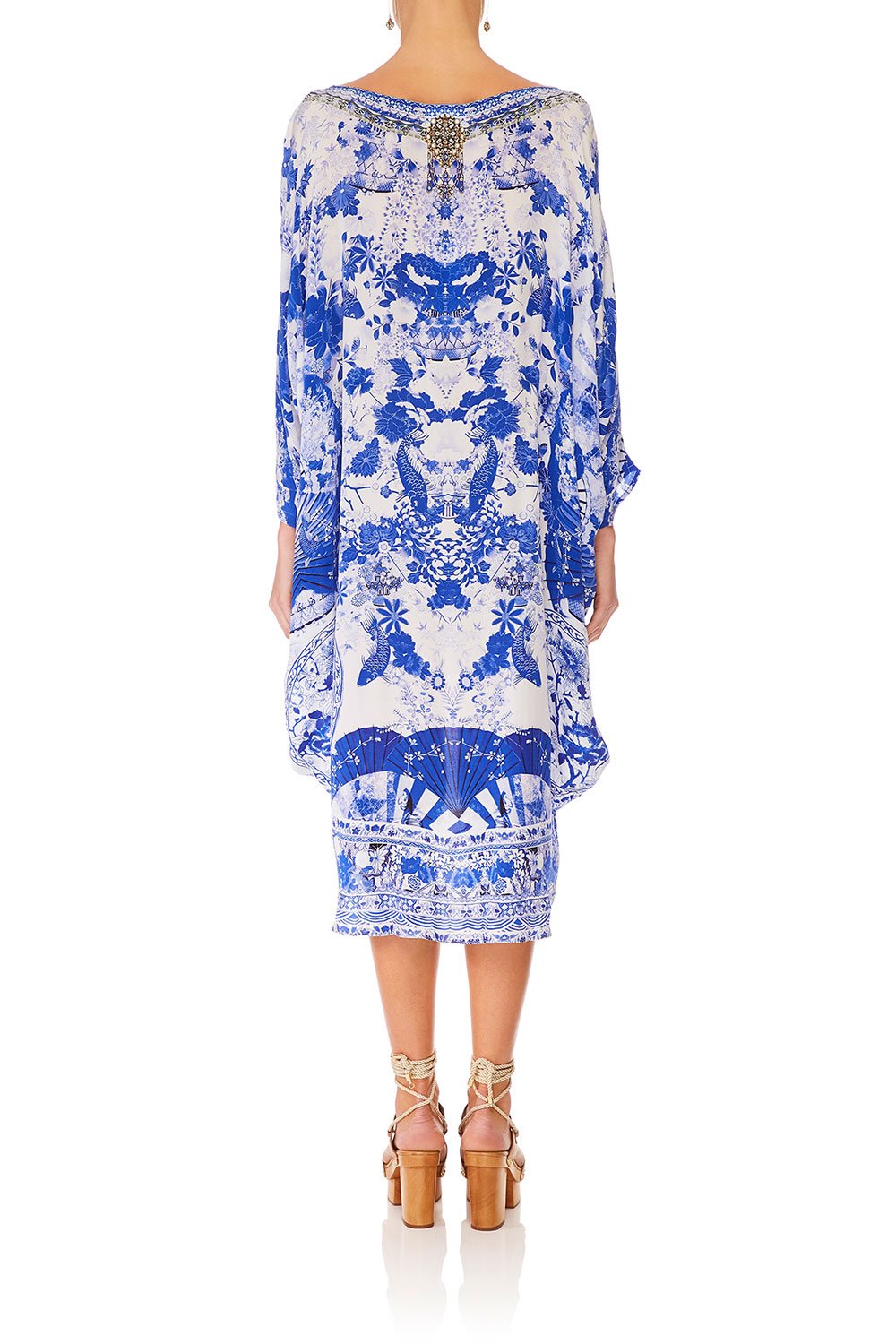 CAMILLA SCOOP BACK HEM DRESS THE FAN SEA